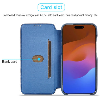 LC.IMEEKE Hon Ancient Series Flip Leather Phone Case For iPhone 15 Pro Max(Blue) - iPhone 15 Pro Max Cases by LC.IMEEKE | Online Shopping South Africa | PMC Jewellery