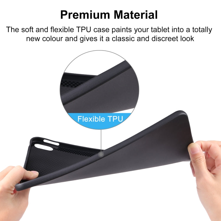 For Samsung Galaxy Tab A9 8.7 TPU Tablet Case(Frosted Black) - Galaxy Tab A9 by PMC TechLife | Online Shopping South Africa | PMC TechLife