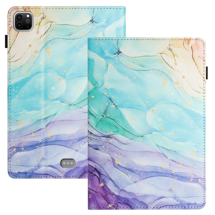 For iPad Pro 11 2024 Sewing Litchi Texture Smart Leather Tablet Case(Oil Painting) - iPad Pro 11 2024 Cases by PMC TechLife | Online Shopping South Africa | PMC TechLife | Buy Now Pay Later Mobicred