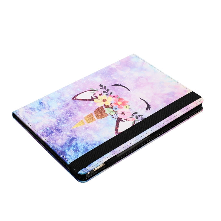 For iPad Pro 11 2024 Sewing Litchi Texture Smart Leather Tablet Case(Smiling Face) - iPad Pro 11 2024 Cases by PMC TechLife | Online Shopping South Africa | PMC TechLife | Buy Now Pay Later Mobicred