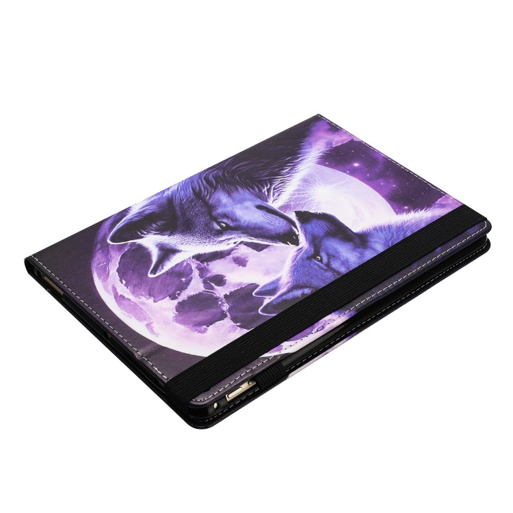 For Amazon Kindle Fire HD 10 2021 Sewing Litchi Texture Smart Leather Tablet Case(Wolf) - Amazon by PMC TechLife | Online Shopping South Africa | PMC TechLife | Buy Now Pay Later Mobicred