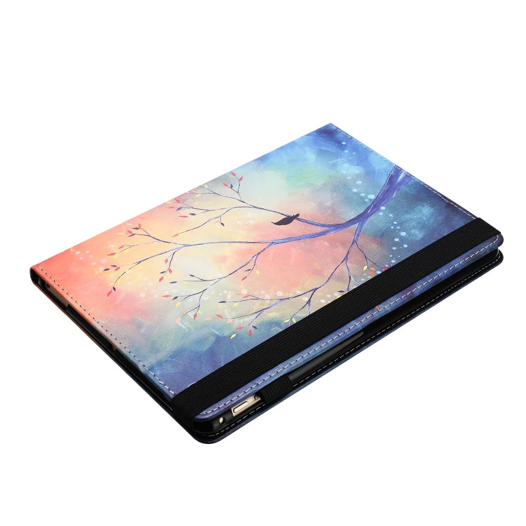 For Amazon Kindle Fire Max 11 2023 Sewing Litchi Texture Smart Leather Tablet Case(Oil Painting Tree) - Amazon by PMC TechLife | Online Shopping South Africa | PMC TechLife | Buy Now Pay Later Mobicred