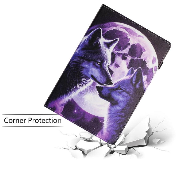 For Amazon Kindle Fire Max 11 2023 Sewing Litchi Texture Smart Leather Tablet Case(Wolf) - Amazon by PMC TechLife | Online Shopping South Africa | PMC TechLife | Buy Now Pay Later Mobicred