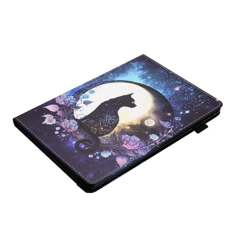 For Lenovo Tab M10 Sewing Litchi Texture Smart Leather Tablet Case(Cat) - Lenovo by PMC TechLife | Online Shopping South Africa | PMC TechLife | Buy Now Pay Later Mobicred