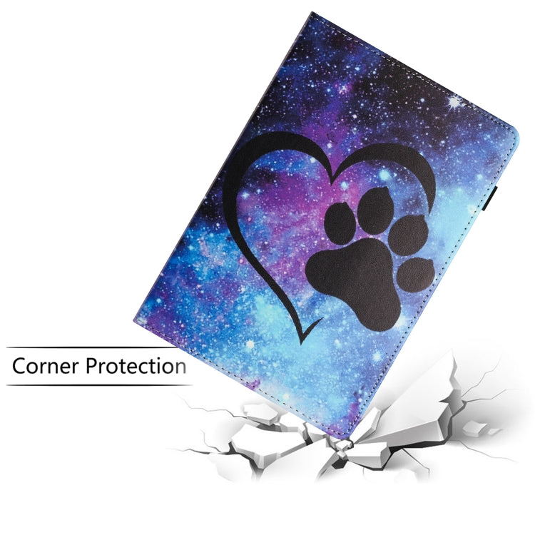 For Lenovo Tab M10 Gen 3 Sewing Litchi Texture Smart Leather Tablet Case(Footprint) - Lenovo by PMC TechLife | Online Shopping South Africa | PMC TechLife | Buy Now Pay Later Mobicred