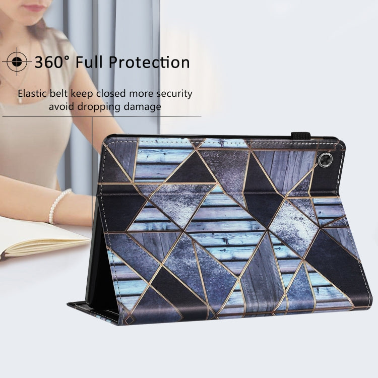 For Lenovo Tab M10 Gen 3 Sewing Litchi Texture Smart Leather Tablet Case(Marble) - Lenovo by PMC TechLife | Online Shopping South Africa | PMC TechLife | Buy Now Pay Later Mobicred