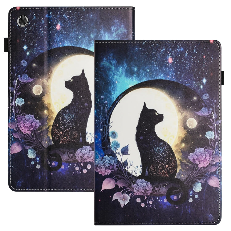 For Lenovo Tab M10 Gen 3 Sewing Litchi Texture Smart Leather Tablet Case(Cat) - Lenovo by PMC TechLife | Online Shopping South Africa | PMC TechLife | Buy Now Pay Later Mobicred