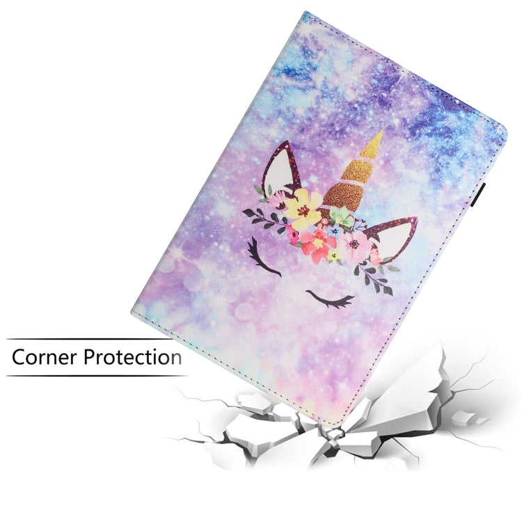 For Lenovo Tab M10 Plus 3rd Gen Sewing Litchi Texture Smart Leather Tablet Case(Smiling Face) - Lenovo by PMC TechLife | Online Shopping South Africa | PMC TechLife | Buy Now Pay Later Mobicred