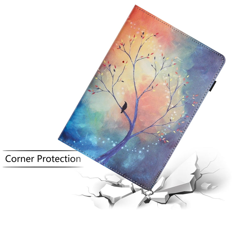 For Lenovo Tab P11 Gen 2 Sewing Litchi Texture Smart Leather Tablet Case(Oil Painting Tree) - Lenovo by PMC TechLife | Online Shopping South Africa | PMC TechLife | Buy Now Pay Later Mobicred
