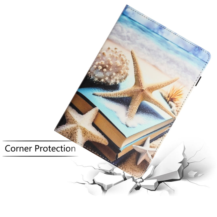 For Huawei MediaPad T3 10 Sewing Litchi Texture Smart Leather Tablet Case(Starfish) - Huawei by PMC TechLife | Online Shopping South Africa | PMC TechLife | Buy Now Pay Later Mobicred