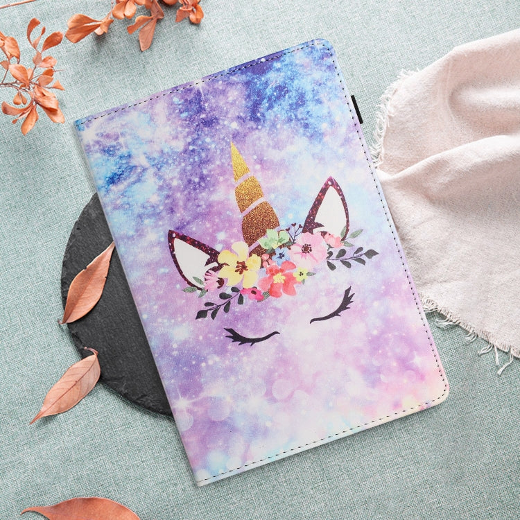 For Huawei MediaPad T3 10 Sewing Litchi Texture Smart Leather Tablet Case(Smiling Face) - Huawei by PMC TechLife | Online Shopping South Africa | PMC TechLife | Buy Now Pay Later Mobicred