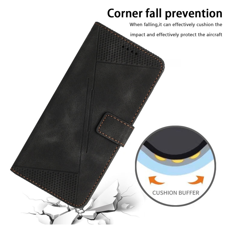 For Xiaomi Redmi K70 / K70 Pro Dream Triangle Leather Phone Case with Lanyard(Black) - Xiaomi Cases by PMC Jewellery | Online Shopping South Africa | PMC Jewellery | Buy Now Pay Later Mobicred