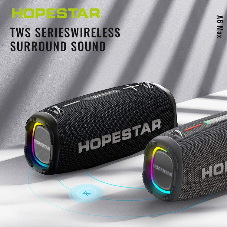 HOPESTAR A6 Max IPX6 Waterproof Outdoor Portable Bluetooth Speaker(Grey) - Desktop Speaker by HOPESTAR | Online Shopping South Africa | PMC Jewellery | Buy Now Pay Later Mobicred