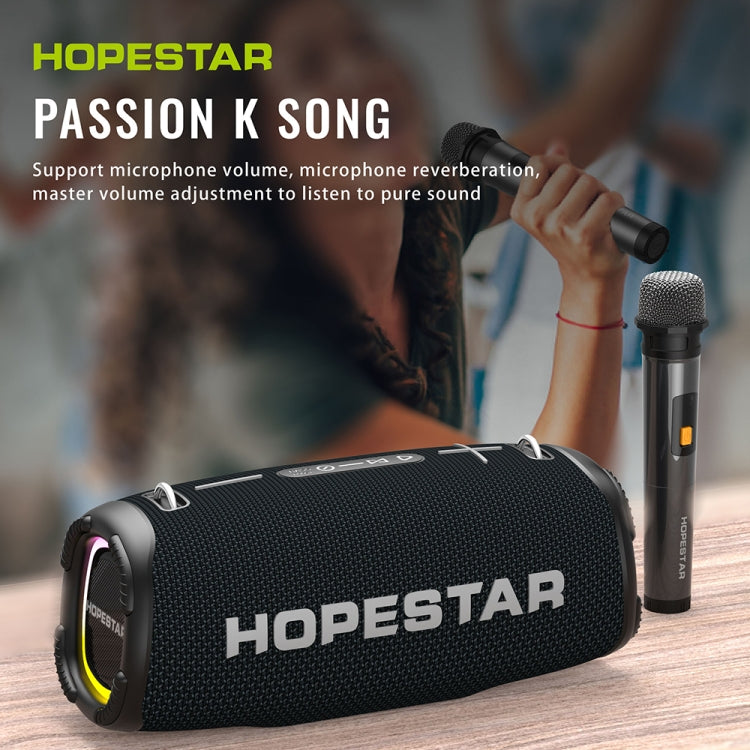 HOPESTAR A6 Max IPX6 Waterproof Outdoor Portable Bluetooth Speaker(Grey) - Desktop Speaker by HOPESTAR | Online Shopping South Africa | PMC Jewellery | Buy Now Pay Later Mobicred