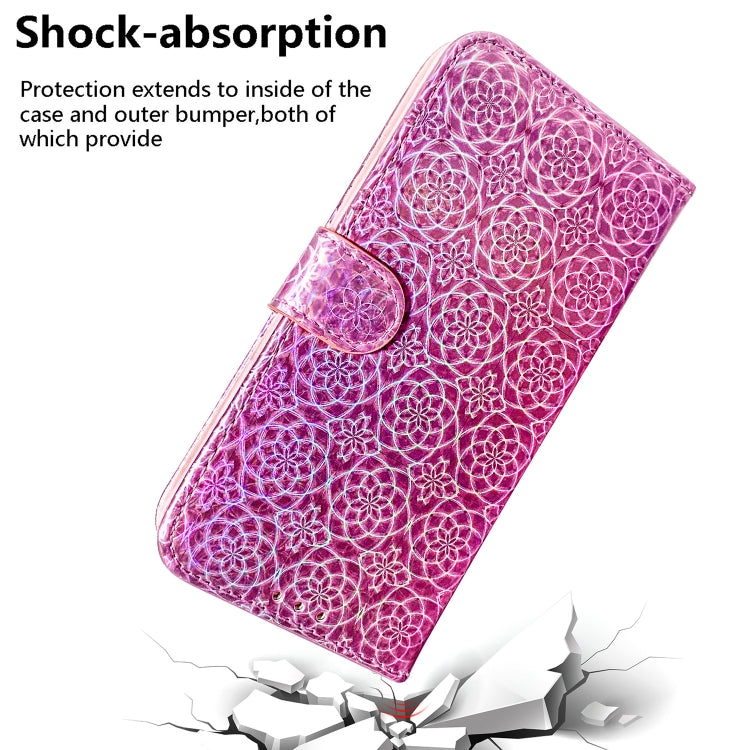 For Honor Magic6 Pro Colorful Magnetic Buckle Leather Phone Case(Pink) - free shipping - PMC Jewellery - Order now!