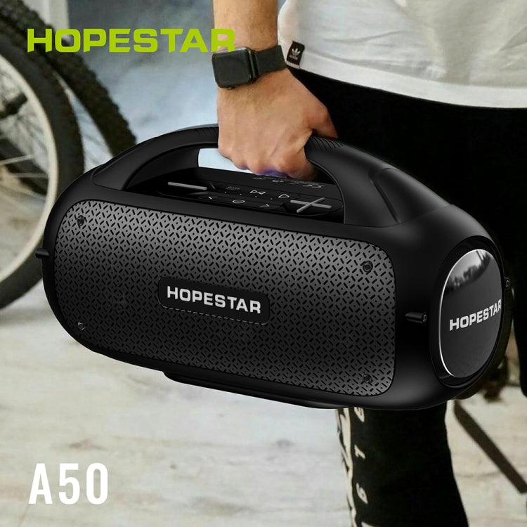 HOPESTAR A50 80W IPX6 Waterproof Portable Bluetooth Speaker Outdoor Subwoofer(Grey) - Desktop Speaker by HOPESTAR | Online Shopping South Africa | PMC Jewellery | Buy Now Pay Later Mobicred