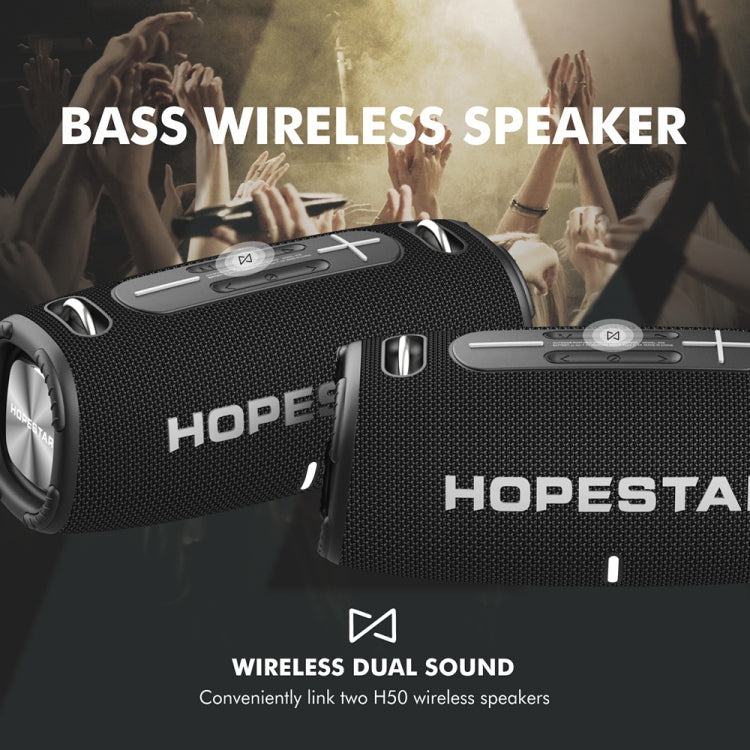 HOPESTAR H50 lPX6 Waterproof Portable Wireless Bluetooth Speaker(Camouflage) - Desktop Speaker by HOPESTAR | Online Shopping South Africa | PMC Jewellery | Buy Now Pay Later Mobicred