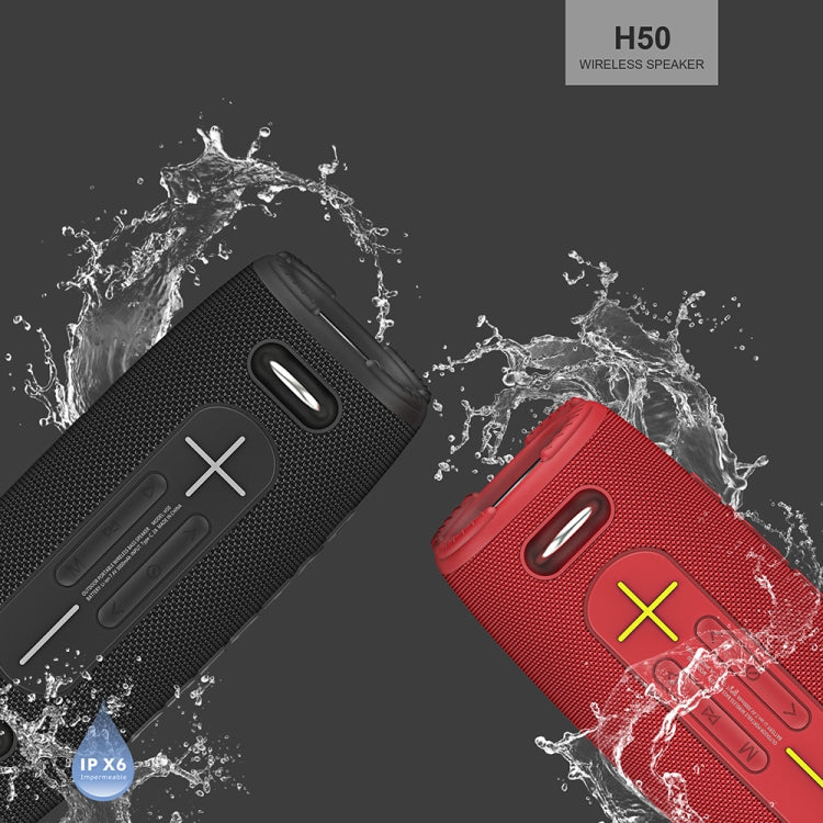 HOPESTAR H50 lPX6 Waterproof Portable Wireless Bluetooth Speaker(Gray) - Desktop Speaker by HOPESTAR | Online Shopping South Africa | PMC Jewellery | Buy Now Pay Later Mobicred