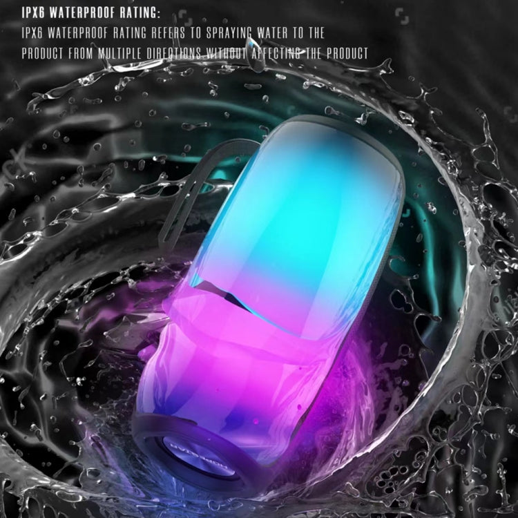 HOPESTAR P40 Pro IPX6 Waterproof RGB Light Wireless Bluetooth Speaker(Black) - free shipping - PMC Jewellery - Order now!