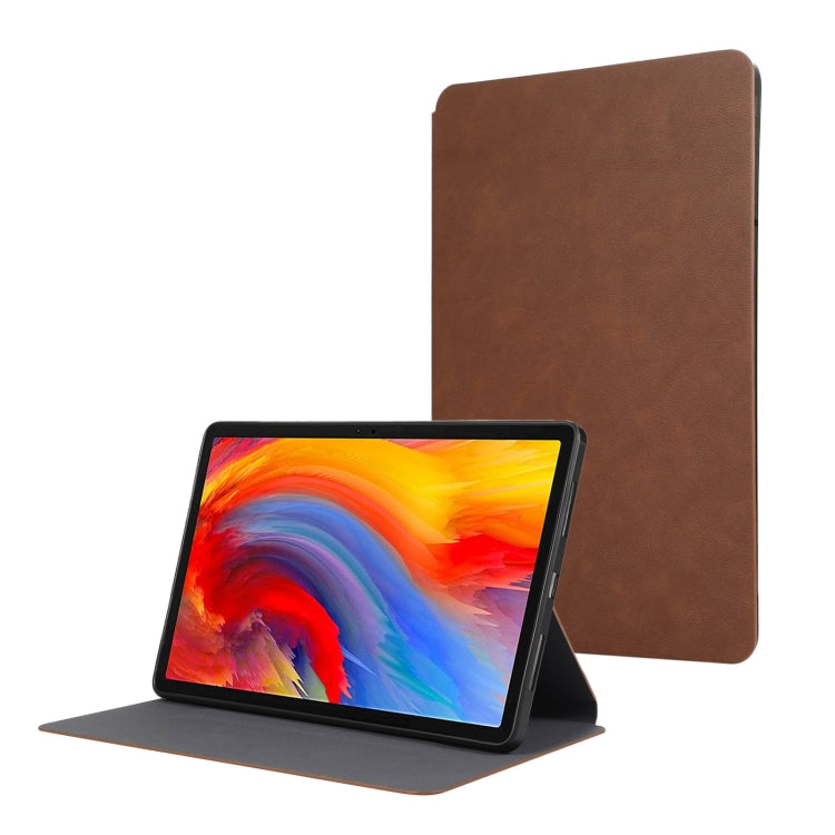 For Lenovo Tab M11 / Xiaoxin Pad 11 2024 Simple Crazy Horse Leather Tablet Case(Brown) - free shipping - PMC Jewellery - Order now!