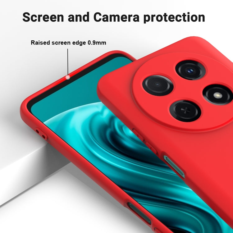 For Huawei nova 12i Solid Color Liquid Silicone Dropproof Full Coverage Protective Case(Red) - Huawei Cases by PMC TechLife | Online Shopping South Africa | PMC TechLife | Buy Now Pay Later Mobicred