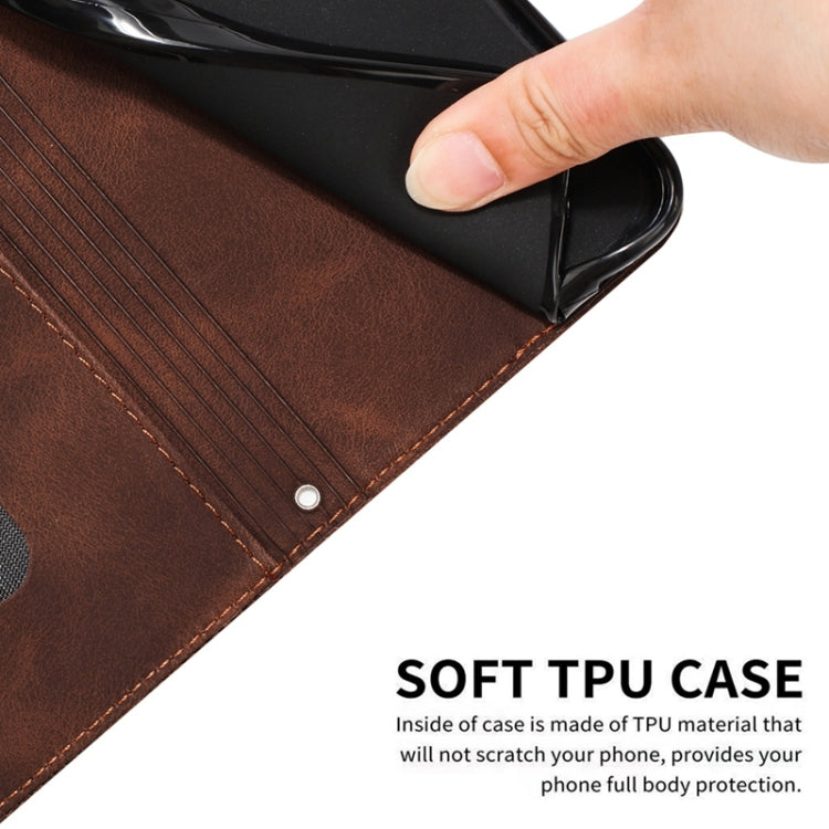 For Samsung Galaxy M33 Dream Triangle Leather Phone Case with Long Lanyard(Brown) - Galaxy Phone Cases by PMC TechLife | Online Shopping South Africa | PMC TechLife