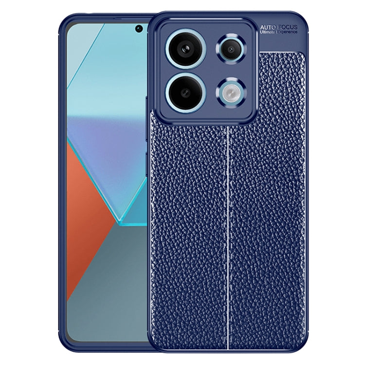 For Xiaomi Redmi Note 13 Pro Litchi Texture Shockproof TPU Phone Case(Blue) - free shipping - PMC TechLife - Order now!