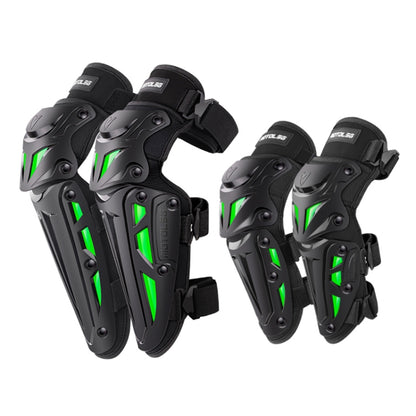 Motolsg MT-05 Motorcycle Bicycle Riding Protective Gear 4 in 1 Elbow Pads(Green) - Protective Gear by MOTOLSG | Online Shopping South Africa | PMC Jewellery | Buy Now Pay Later Mobicred
