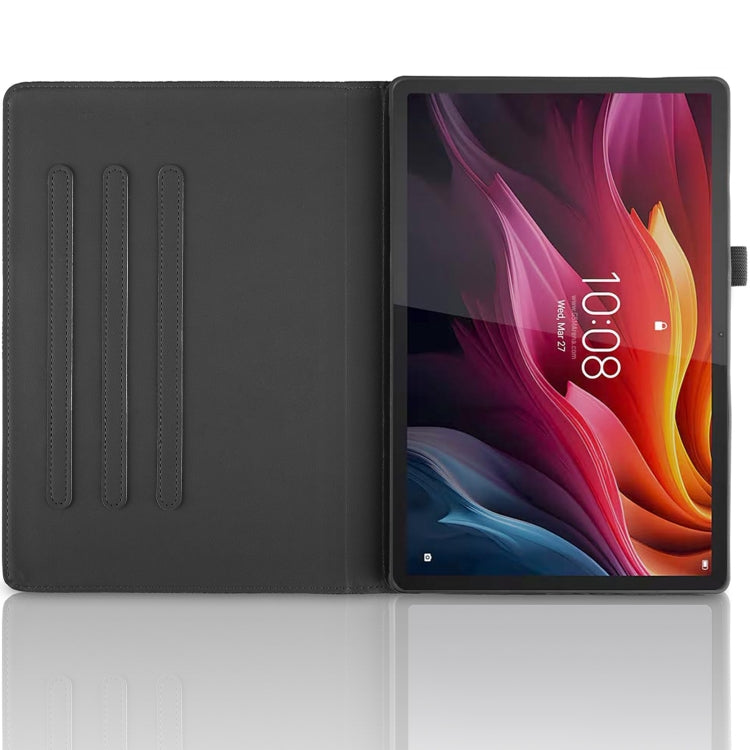 For Lenovo Tab P12 / Xiaoxin Pad Pro 12.7 2025 Tree Life Embossed Rotation Leather Tablet Case(Black) - Lenovo by PMC TechLife | Online Shopping South Africa | PMC TechLife | Buy Now Pay Later Mobicred
