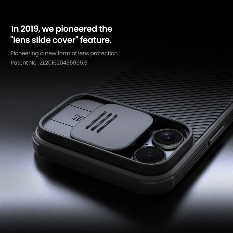 For iPhone 16 Plus NILLKIN CamShield Pro PC Phone Case(Blue) - free shipping - PMC Jewellery - Order now!