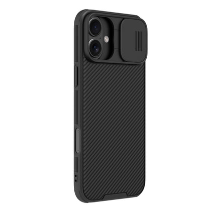 For iPhone 16 Plus NILLKIN CamShield Pro PC Phone Case(Black) - iPhone 16 Plus Cases by NILLKIN | Online Shopping South Africa | PMC Jewellery | Buy Now Pay Later Mobicred