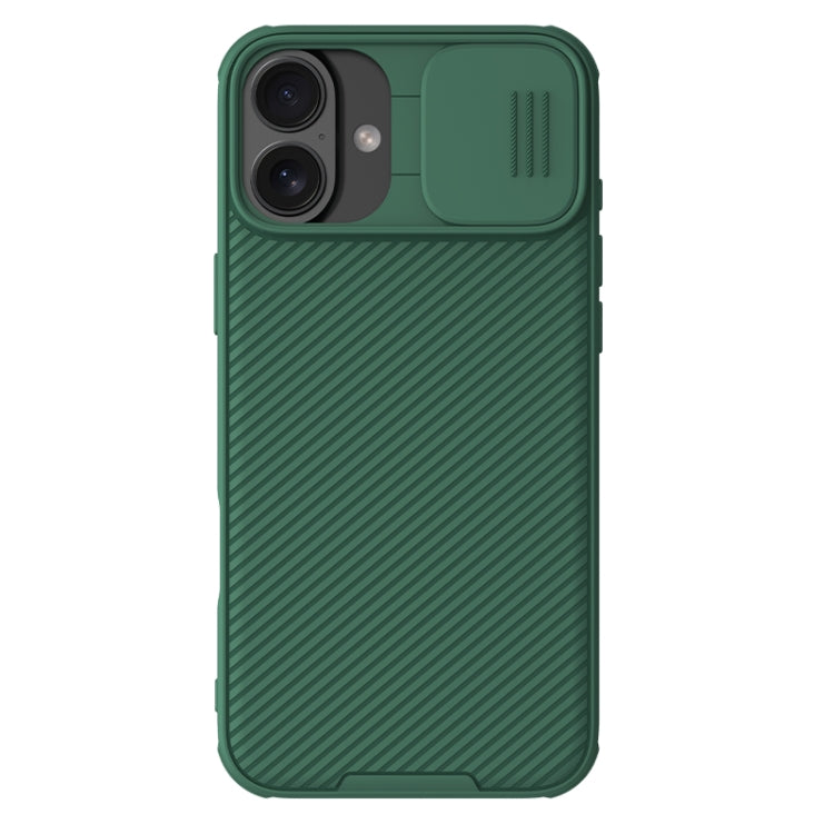 For iPhone 16 Plus NILLKIN CamShield Pro PC Phone Case(Green) - iPhone 16 Plus Cases by NILLKIN | Online Shopping South Africa | PMC Jewellery | Buy Now Pay Later Mobicred