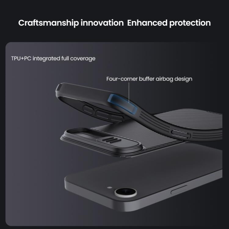 For iPhone 16e NILLKIN CamShield Pro PC Phone Case(Green) - free shipping - PMC TechLife - Order now!