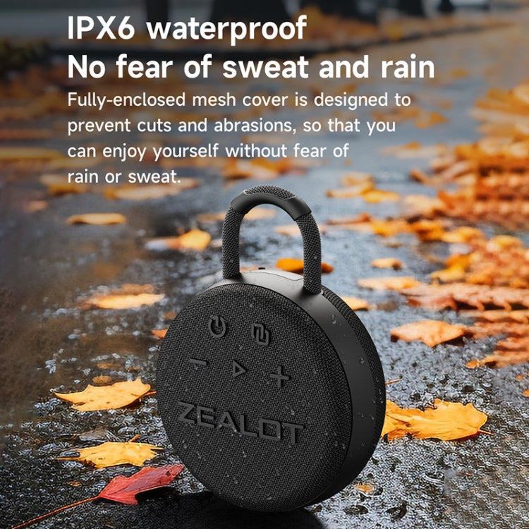 Zealot S77 IPX7 Waterproof Portable Wireless Bluetooth Speaker(Blue Cyan) - Waterproof Speaker by ZEALOT | Online Shopping South Africa | PMC Jewellery | Buy Now Pay Later Mobicred