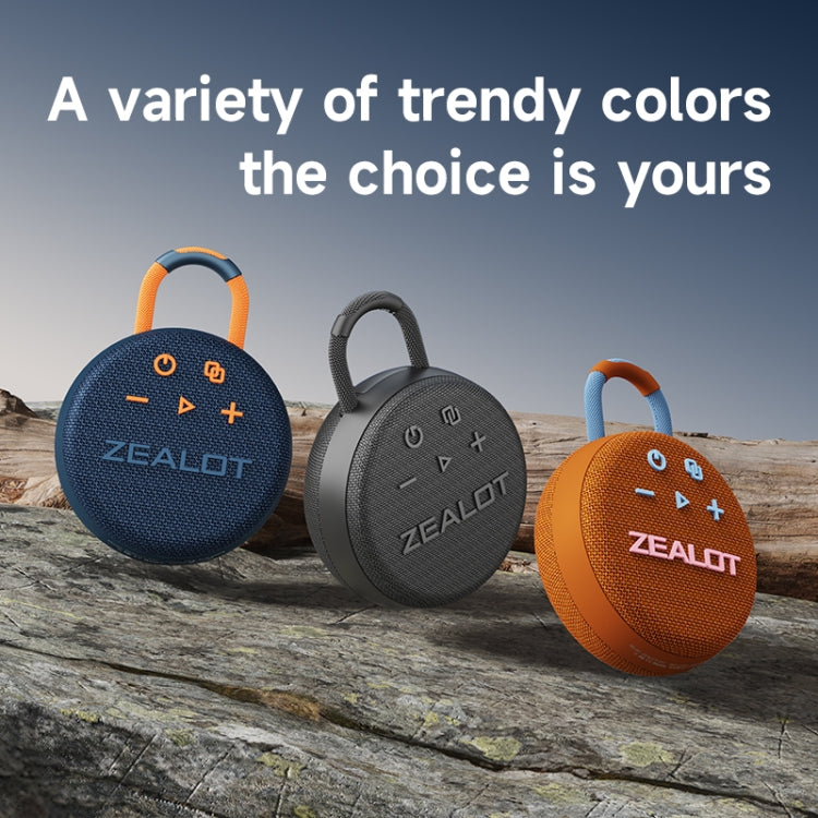 Zealot S77 IPX7 Waterproof Portable Wireless Bluetooth Speaker(Blue Cyan) - Waterproof Speaker by ZEALOT | Online Shopping South Africa | PMC Jewellery | Buy Now Pay Later Mobicred