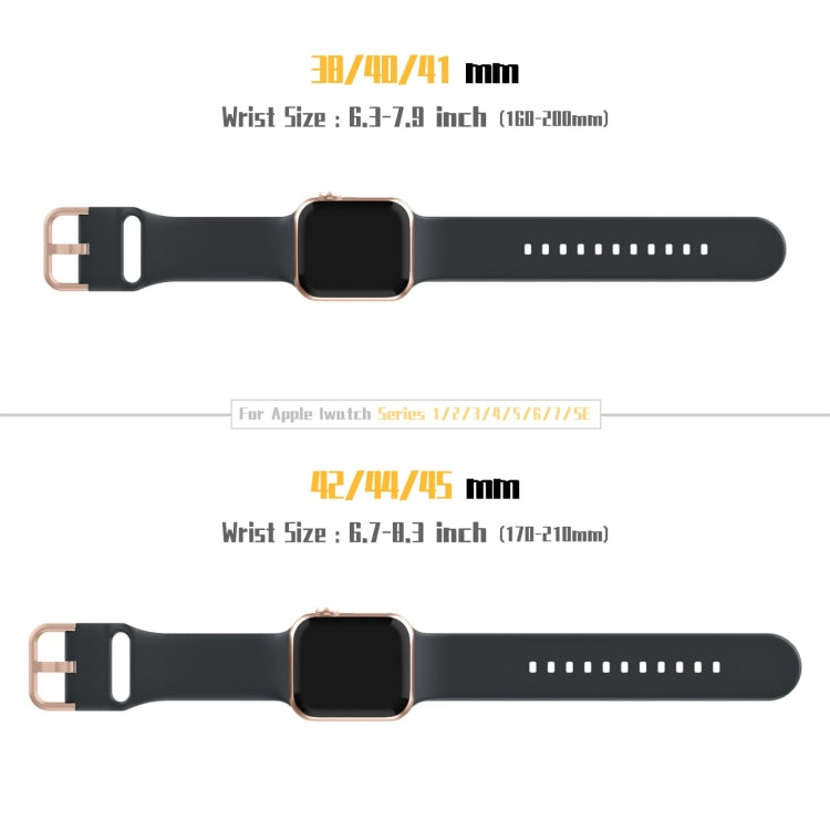 For Apple Watch Series 2 38mm Pin Buckle Silicone Watch Band(Dark Grey) - free shipping - PMC TechLife - Order now!
