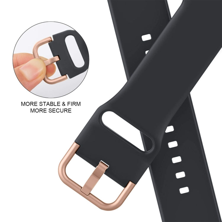 For Apple Watch 38mm Pin Buckle Silicone Watch Band(Dark Grey) - free shipping - PMC TechLife - Order now!