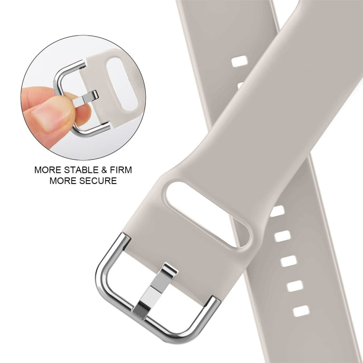For Apple Watch 38mm Pin Buckle Silicone Watch Band(Starlight) - free shipping - PMC TechLife - Order now!