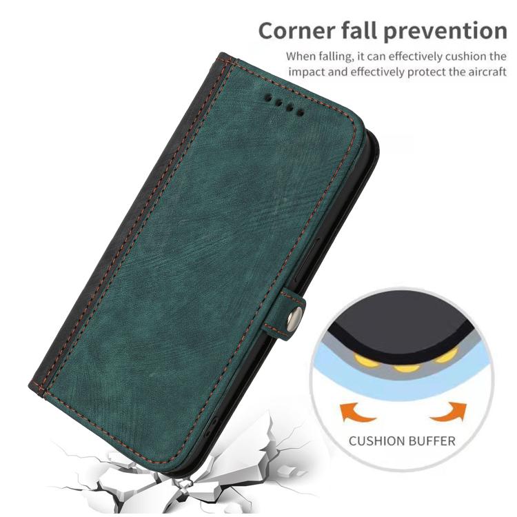For iPhone 17 Side Buckle Double Fold Hand Strap Leather Phone Case(Dark Green) - free shipping - PMc TechLife - Order now!