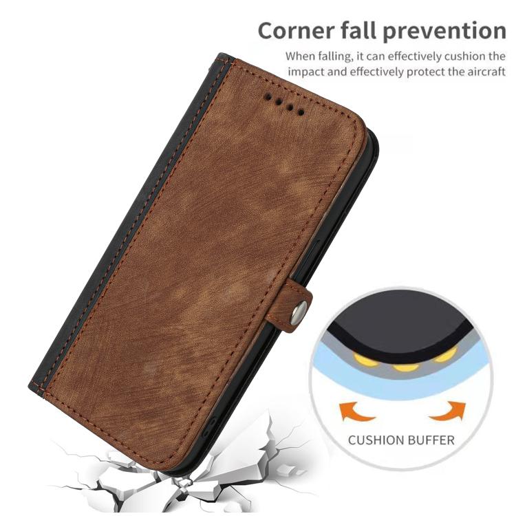 For iPhone 17 Pro Side Buckle Double Fold Hand Strap Leather Phone Case(Brown) - free shipping - PMc TechLife - Order now!