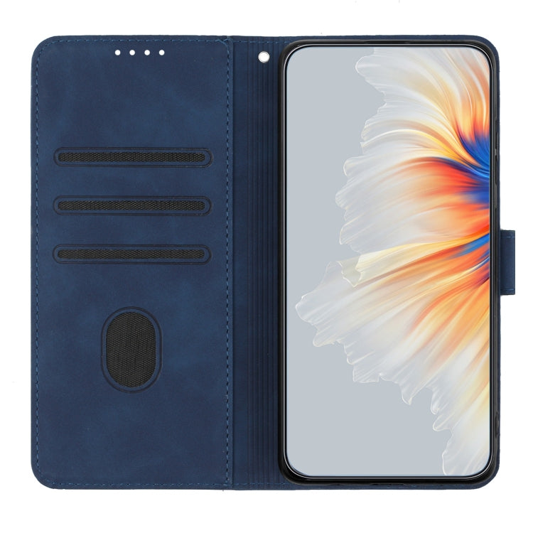 For Huawei Pura 70 Heart Pattern Skin Feel Leather Phone Case(Royal Blue) - Huawei Cases by PMC Jewellery | Online Shopping South Africa | PMC Jewellery | Buy Now Pay Later Mobicred