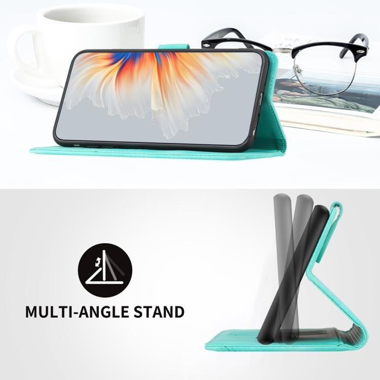 For iPhone 17 Air Heart Pattern Skin Feel Leather Phone Case(Light Blue) - free shipping - PMc TechLife - Order now!