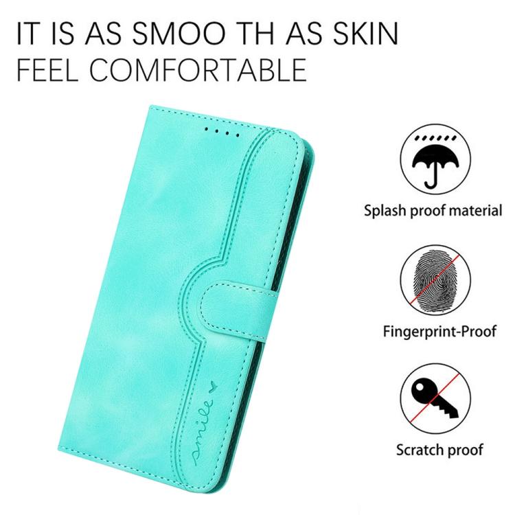 For iPhone 17 Air Heart Pattern Skin Feel Leather Phone Case(Light Blue) - free shipping - PMc TechLife - Order now!