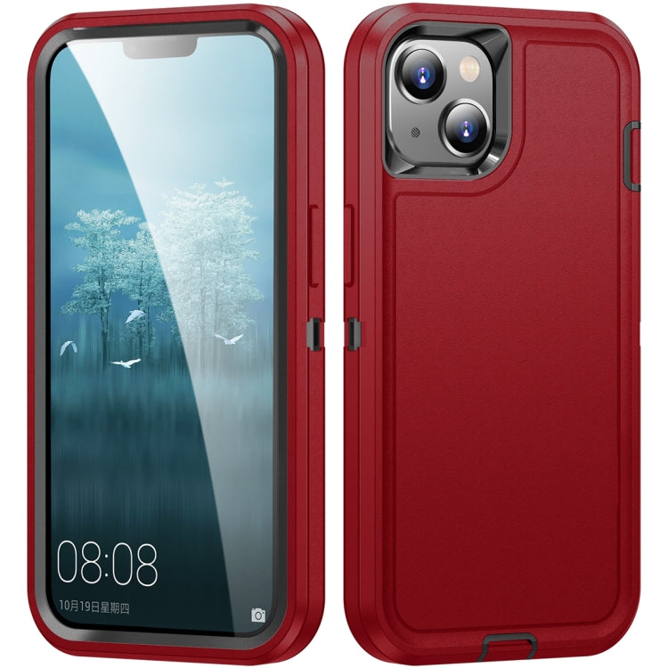 For iPhone 15 Life Waterproof Rugged Phone Case(Red + Black) - iPhone 15 Cases by PMC TechLife | Online Shopping South Africa | PMC TechLife