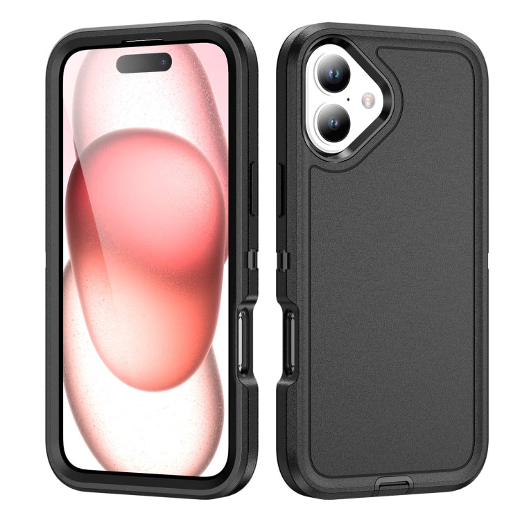 For iPhone 16 Plus Life Waterproof Rugged Phone Case(Black) - iPhone 16 Plus Cases by PMC TechLife | Online Shopping South Africa | PMC TechLife | Buy Now Pay Later Mobicred