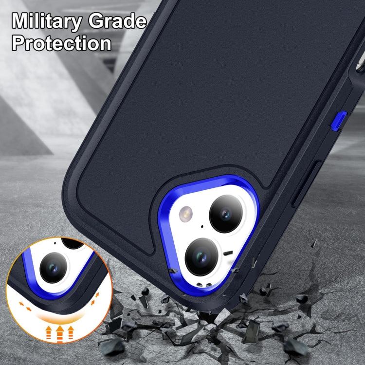 For iPhone 16 Plus Life Waterproof Rugged Phone Case(Dark Blue + Royal Blue) - iPhone 16 Plus Cases by PMC TechLife | Online Shopping South Africa | PMC TechLife | Buy Now Pay Later Mobicred