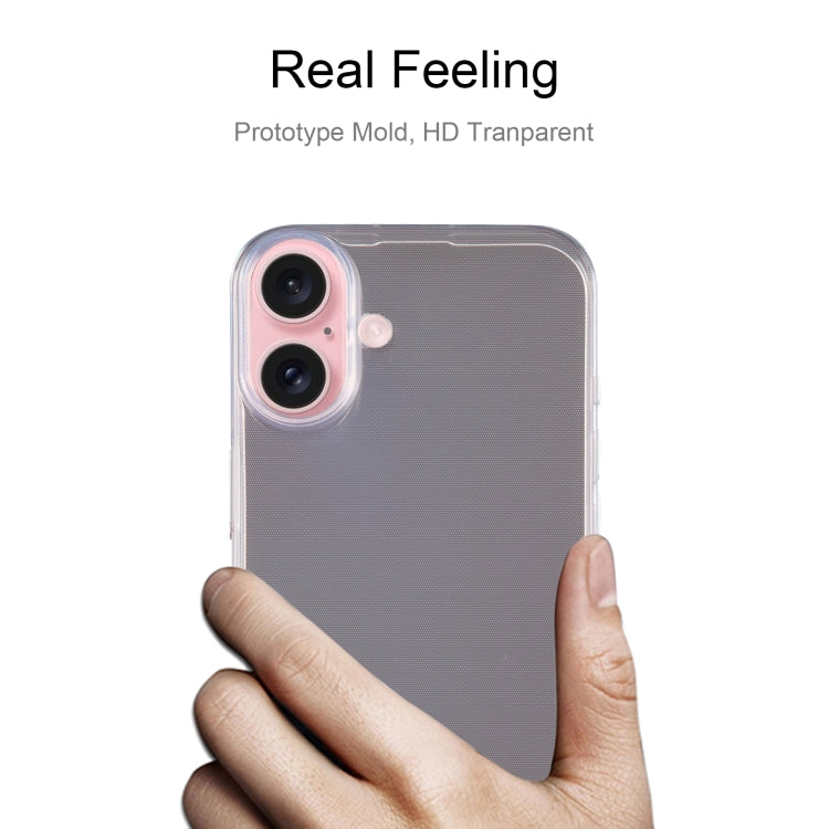 For iPhone 16 Plus Ultra-thin Transparent TPU Phone Case - iPhone 16 Plus Cases by PMC Jewellery | Online Shopping South Africa | PMC Jewellery | Buy Now Pay Later Mobicred