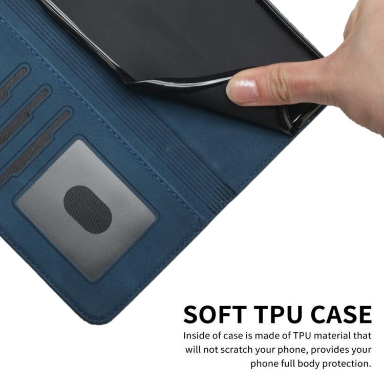 For iPhone 17 Pro Max Cubic Skin Feel Flip Leather Phone Case(Blue) - free shipping - PMc TechLife - Order now!