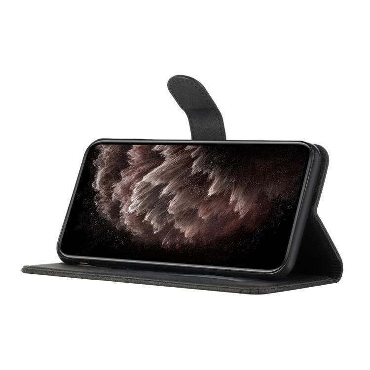 For iPhone 17 Pro Cubic Skin Feel Flip Leather Phone Case(Black) - free shipping - PMc TechLife - Order now!