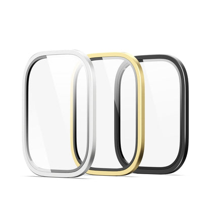 For Apple Watch Ultra 49mm / Ultra 2 49mm DUX DUCIS 2 in 1 Aluminum Alloy Frame Tempered Glass Screen Protector(Gold) - Others by DUX DUCIS | Online Shopping South Africa | PMC Jewellery | Buy Now Pay Later Mobicred